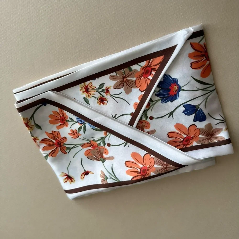 Floral Print Scarf P93